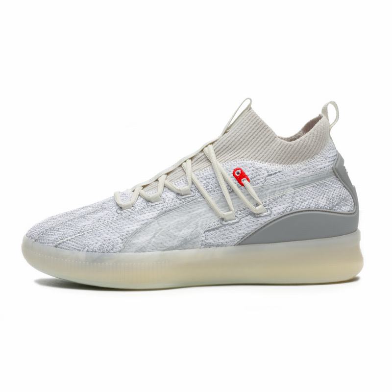 Basket Puma Clyde Court Peace On Earth Homme Grise Soldes 475CDTAX